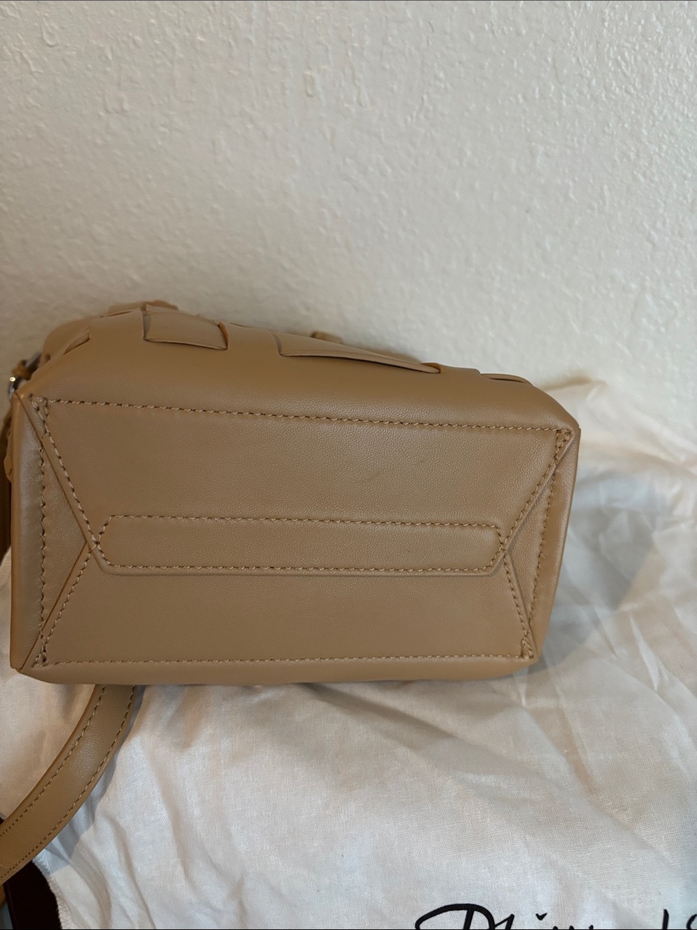 3.1 Phillip Lim Tan Woven Leather Bucket Crossbody - Picture 5 of 5